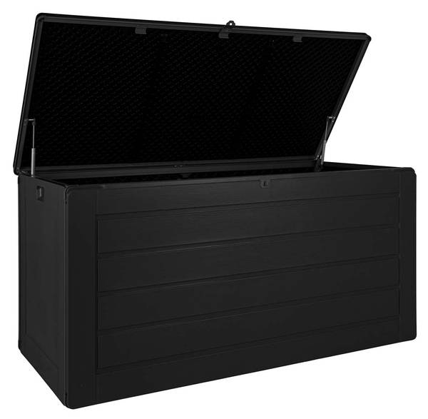 Kissenbox Dubrovnik Schwarz - Kunststoff - 147 x 75 x 71 cm