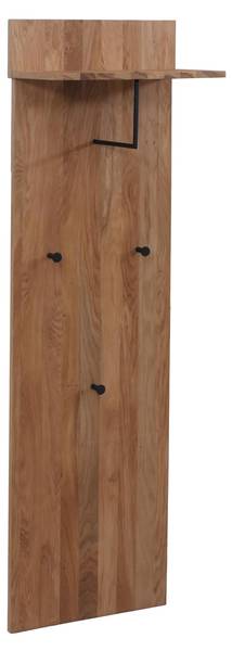 Garderobenpaneel P55 Braun - Eiche - 42 x 135 x 22 cm