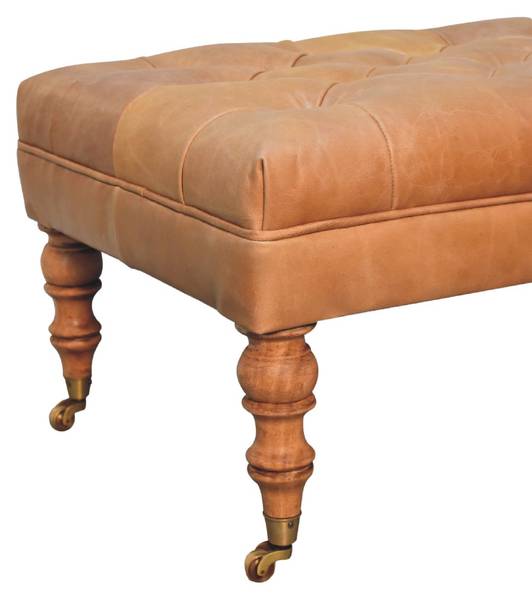 Hocker Castor Braun - Mango - 90 x 45 x 60 cm
