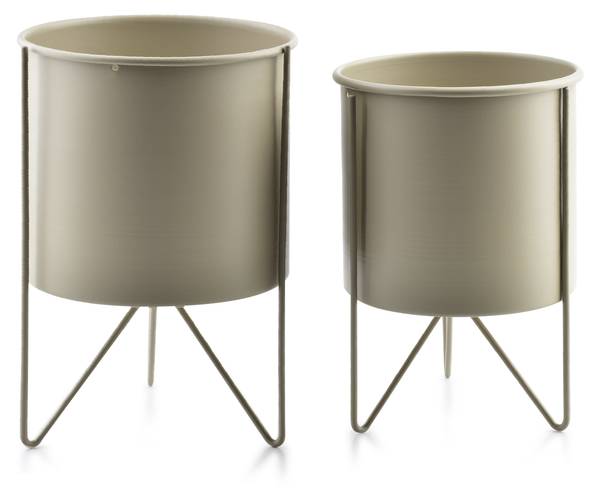 Blumentopf mit Fen Swen Beige 2er Set kaufen | home24