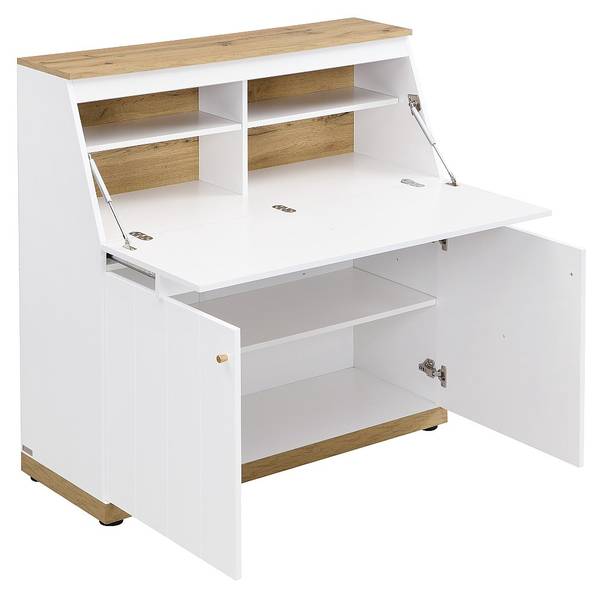 Sekretär DUTASI Beige - Holz teilmassiv - 40 x 110 x 105 cm