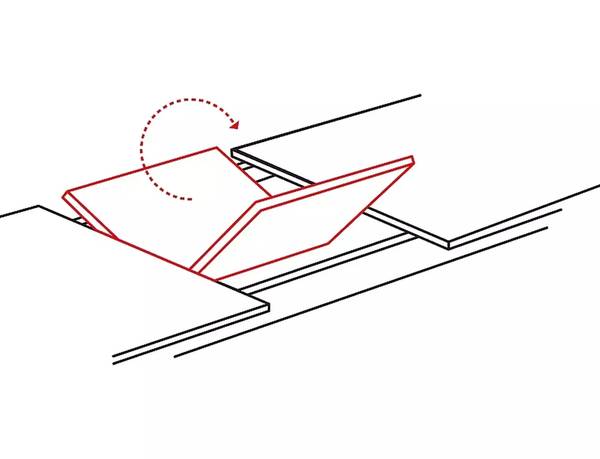 Esstisch Brick Schwarz - Braun - Holzwerkstoff - 160 x 78 x 80 cm
