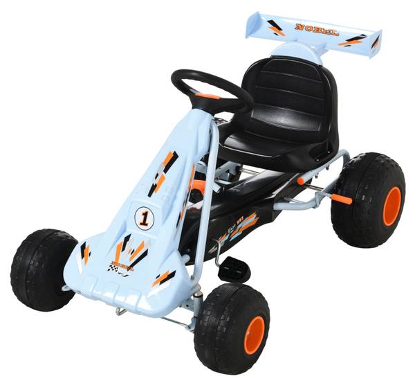 Pedal Go-Kart CT134 Blau - Metall - 66 x 59 x 97 cm