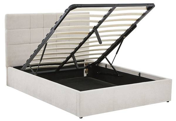 Bett mit Bettkasten HOPEYA 153 x 204 cm