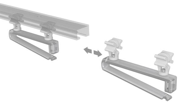 Schlaufengleiter Universal (8er Set) Kunststoff - 6 x 3 x 1 cm