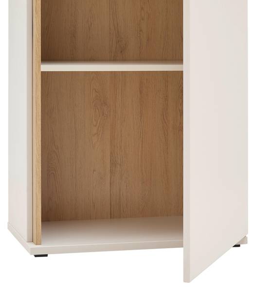 Mehrzweckschrank ANTONIO Beige - Braun - Holzwerkstoff - 61 x 190 x 38 cm
