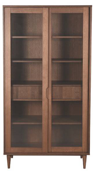Vitrine JULE Dunkelbraun