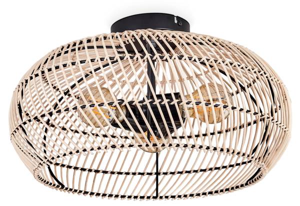 Deckenleuchte Chadid Beige - Schwarz - 26 x 46 x 43 cm