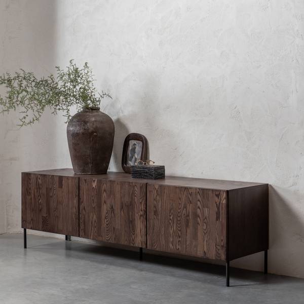 TV-Lowboard Bono Braun - Esche - 180 x 56 x 46 cm