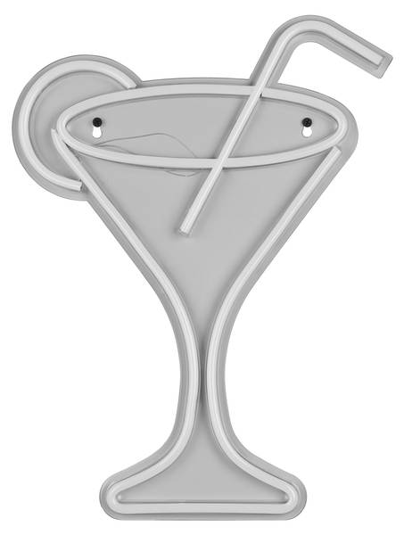 Wandlamp CHEERS wit - kunststof - 33 x 43 x 33 cm