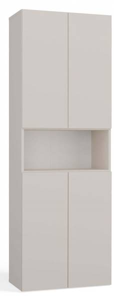 Hochschrank Darling Beige - Holzwerkstoff - 60 x 174 x 30 cm
