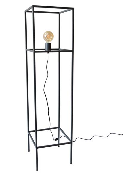 Dekorative Stehlampen Frame Schwarz - Metall - 30 x 120 x 30 cm
