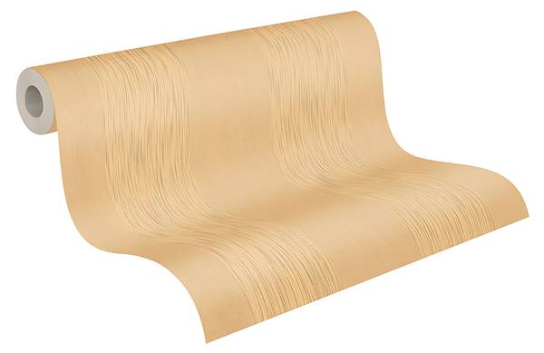 Textiltapete 956603-GU Gelb - Fleece - 53 x 1005 x 1 cm