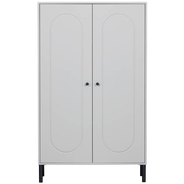Schrank Xina Blau - Kiefer - 90 x 149 x 40 cm