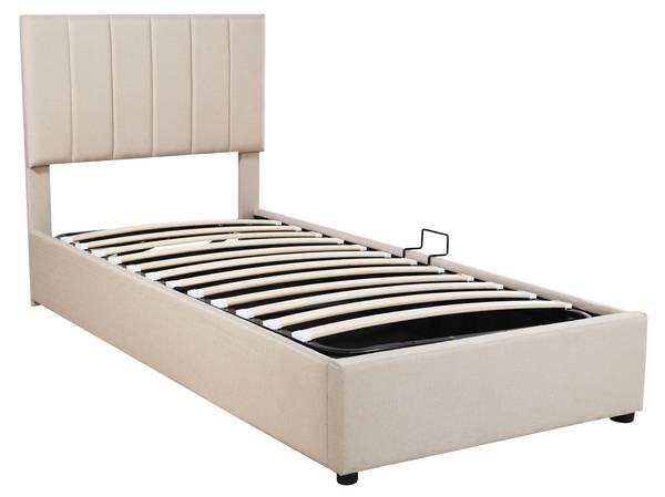 Polsterbett-BB1113 Beige