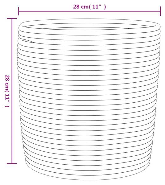 Aufbewahrungskorb 3031680-2 (2er Set) Braun