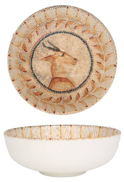 Schüssel Mesopotamia  2er set Porzellan - 14 x 2 x 14 cm