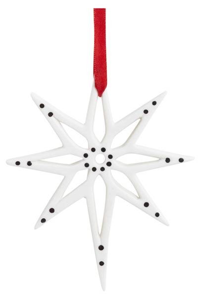 Weihnachtsanhänger  NOËL Schwarz - Keramik - 10 x 13 x 1 cm