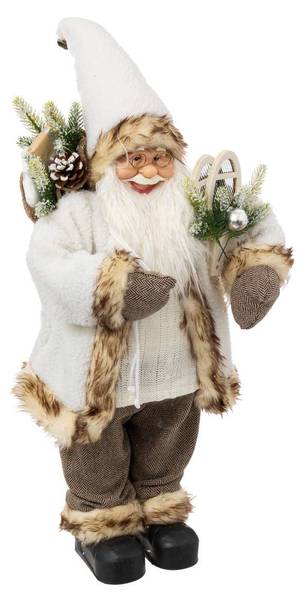 Père Noël lumineux 60cm Multicolore
