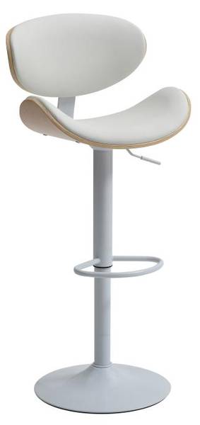 Barhocker MONTENEGRO 2er-Set Beige - Kunstleder - 46 x 111 x 49 cm