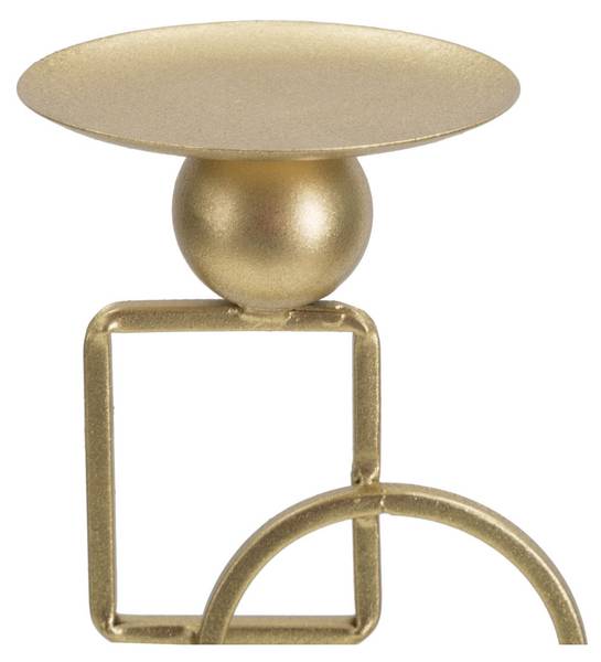 Kerzenständer VKH343 Gold - Metall - 13 x 32 x 10 cm