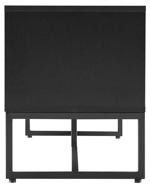 TV-Schrank Marceau Schwarz - Eiche - 40 x 50 x 160 cm