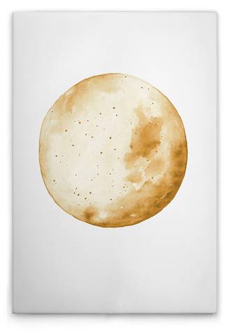 Leinwandbild Golden Moon 50 x 75 cm