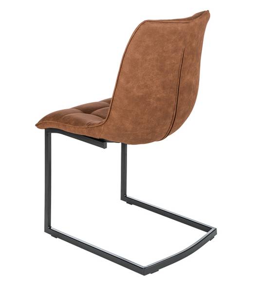 Stuhl MIAMI Braun - Microfaser - Polyester - 46 x 88 x 63 cm