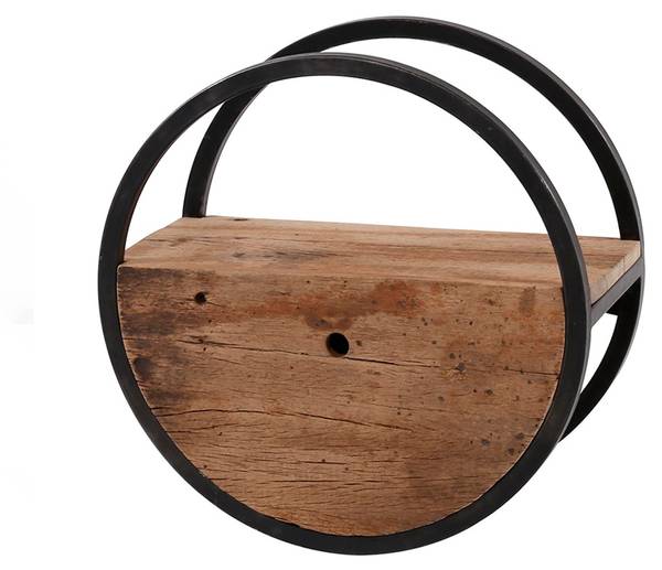 Wandregal RADEL Braun - Massivholz - 50 x 50 x 25 cm