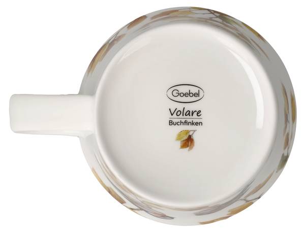 Tasse Buchfinken Porzellan - 11 x 10 x 13 cm
