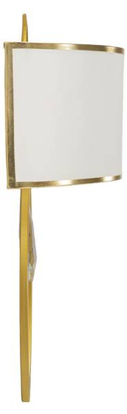 Wandleuchte Vienna Gold - Metall - 16 x 50 x 15 cm