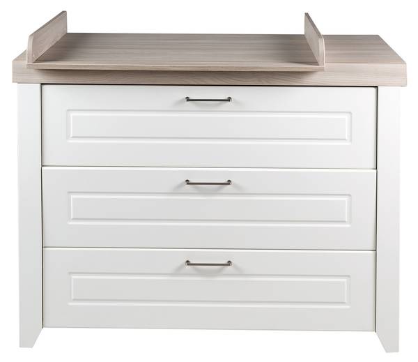 Set de chambre bébé Felicia 3 pcs Blanc - Acier inoxydable