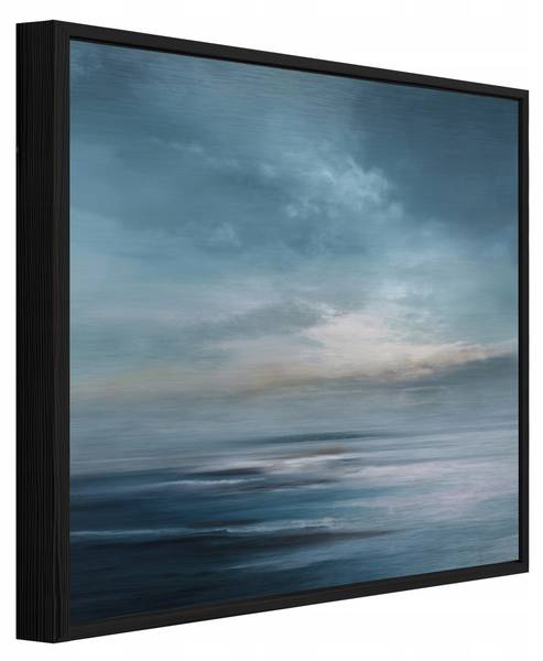 Metalbild mit Rahmen Meer ADS16219 30 x 30 cm