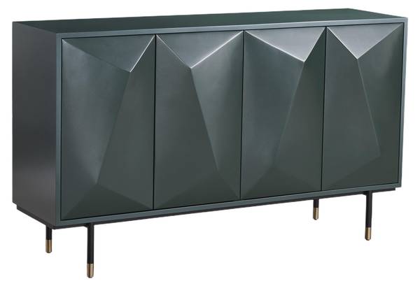 Sideboard STILIG SB150 4D Grün - Melamin - 150 x 88 x 40 cm