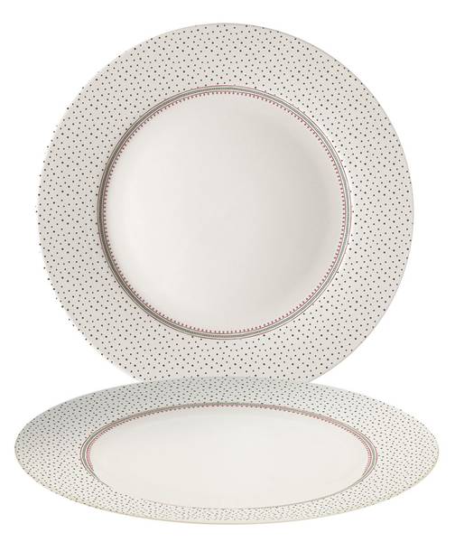 Unterteller Wild Clematis W182934zestaw… Steingut - 20 x 2 x 20 cm