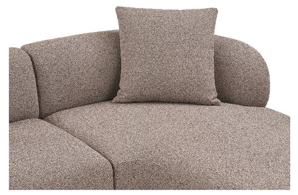 Sofa Kingston Braun - Holz teilmassiv - 256 x 69 x 148 cm