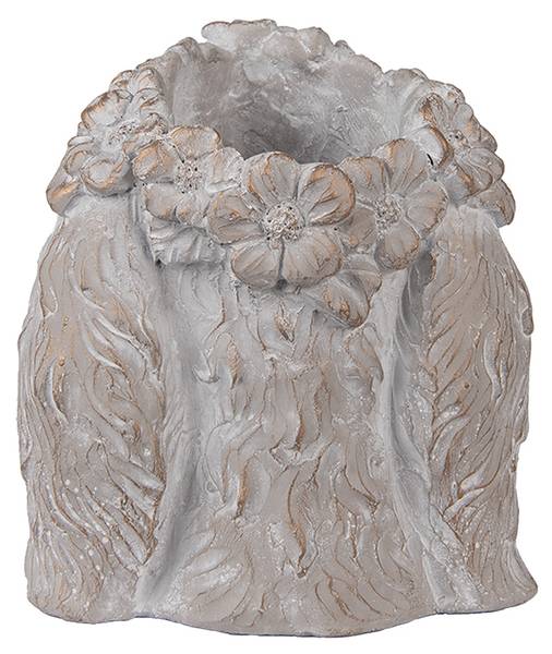 Bloempot Konijn Linainesi beige - steen - 18 x 18 x 16 cm