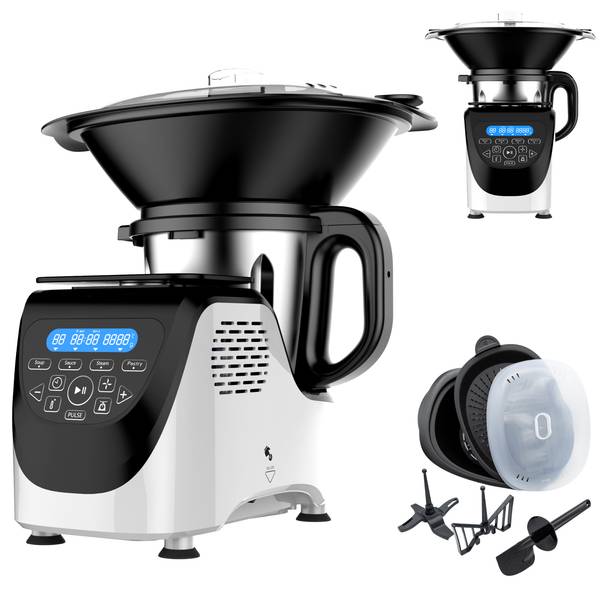 Chef O Matic Kitchen Robot Weiß - Metall - 26 x 41 x 36 cm