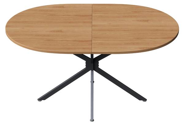 Esstisch N634P237666N Braun - Holzwerkstoff - 80 x 75 x 120 cm