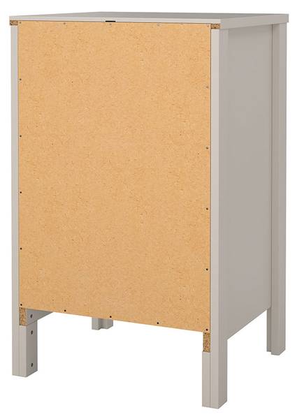 Nachttisch Madrid Braun - Holz teilmassiv - 44 x 70 x 39 cm