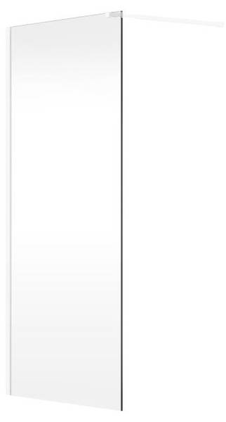 Duschwand DAREN Weiß - Tiefe: 120 cm