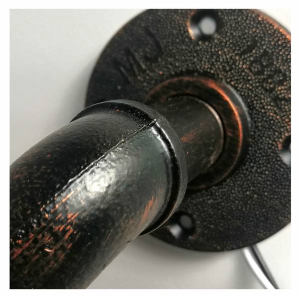 Wandleuchte Hercules Schwarz - Metall - 70 x 70 x 20 cm