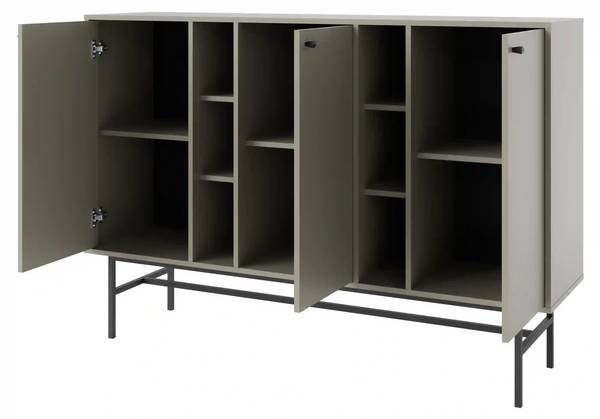 Kommode Sakai Grün - Holzwerkstoff - 158 x 108 x 41 cm