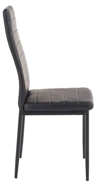 Stuhl ZET K70 Schwarz - Kunstleder - 40 x 97 x 49 cm