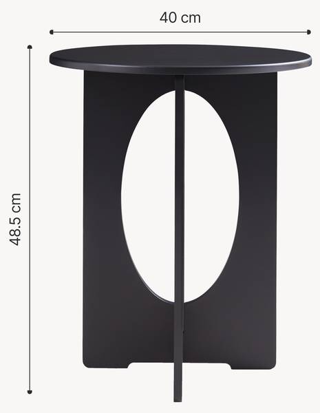 Table d'appoint Podeldsvin Noir