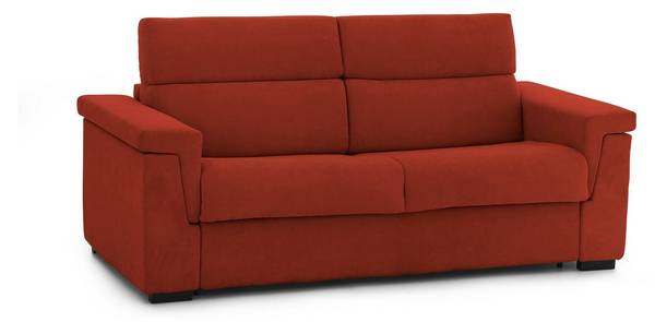 2-Sitzer Schlafsofa Biscossi Orange