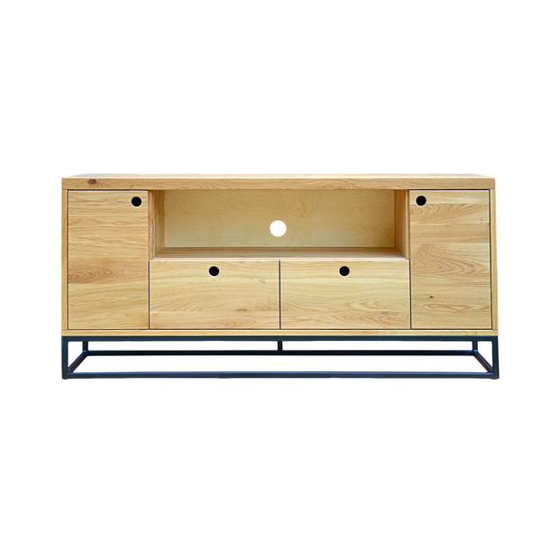 TV-Schrank fürs Wohnzimmer MERIS Braun - Eiche - 160 x 70 x 40 cm