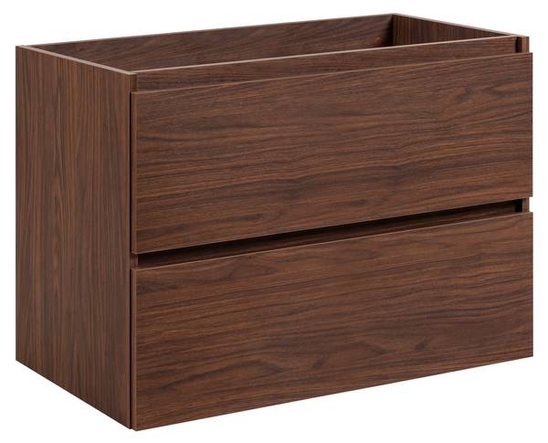 Meuble vasque Jordan I Chêne foncé - Largeur : 80 cm