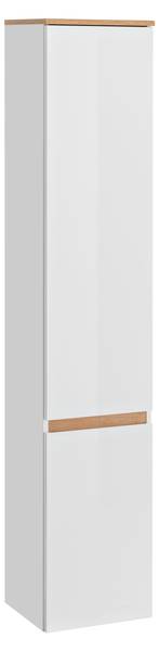 Hochschrank PLATINUM HC35 2D Weiß - Melamin - 35 x 176 x 30 cm