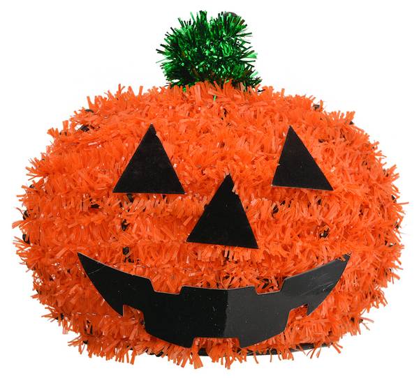 Halloween-Dekoration Kürbis Layla Garden Orange - Kunststoff - 13 x 6 x 13 cm